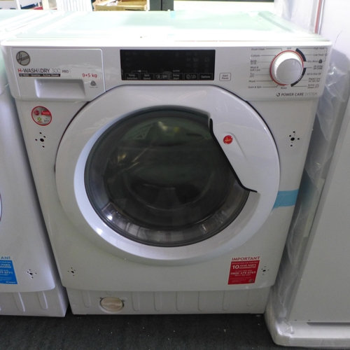 3138 - Hoover H Wash + Dry 300 Pro Integrated Washer Dryer (9+5kg)- Model no -HBDOS 695TME, Original RRP £4... 