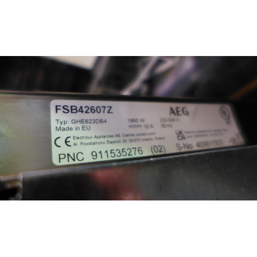3146 - AEG Fully Integrated Dishwasher- Model no -FSB42607Z, Original RRP £382.5 inc vat (448-73) *This lot... 