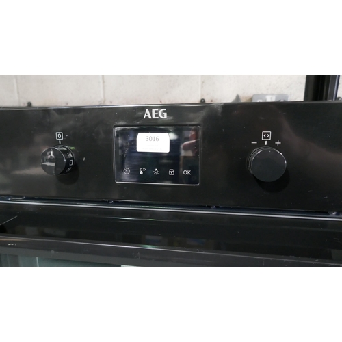 3016 - AEG Single Multifunction Oven, H589xW594xD568  Original RRP £457.5 inc vat (448-40) *This lot is sub... 