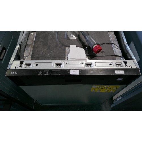 3047 - AEG Fully Integrated Dishwasher- Model no -FSB42607Z, Original RRP £382.5 inc vat (448-175) *This lo... 