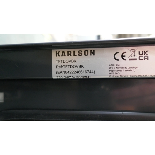 3048 - Karlson Double Multifunction Oven - Model TFTDOVBK, Original RRP £748.33 inc vat (448-160) *This lot... 