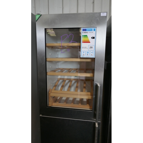 3050 - AEG 50/50 Freezer / Wine Chiller - ( Part of a side by side) - Model S92700CNMO (448-11) *This lot i... 