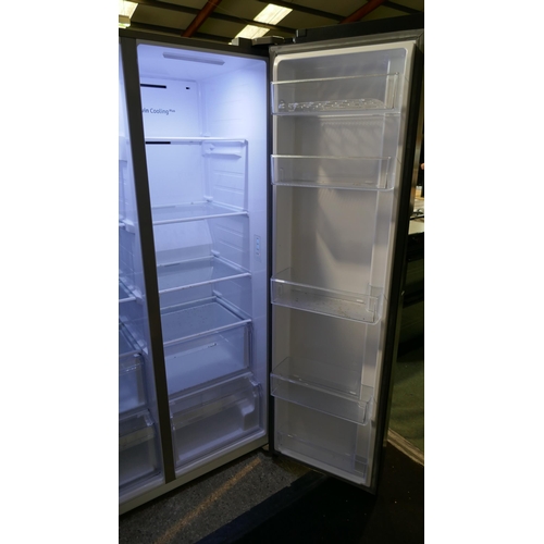 3055 - Samsung American Style Fridge Freezer - Black Stainless, Model RS67A8810B1 H1780xW912xD716  Original... 