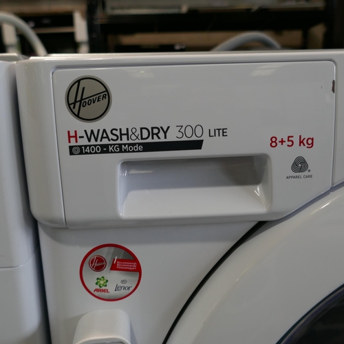 3057 - Hoover H-wash + Dry 300 Lite Integrated Washer Dryer (8kg)- Model no -HBD 485D1E, Original RRP £404.... 