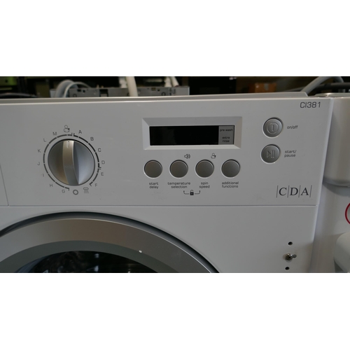 3058 - CDA Fully Integrated Washer (8kg)- Model no -CI381, Original RRP £469.17 inc vat (448-53) *This lot ... 