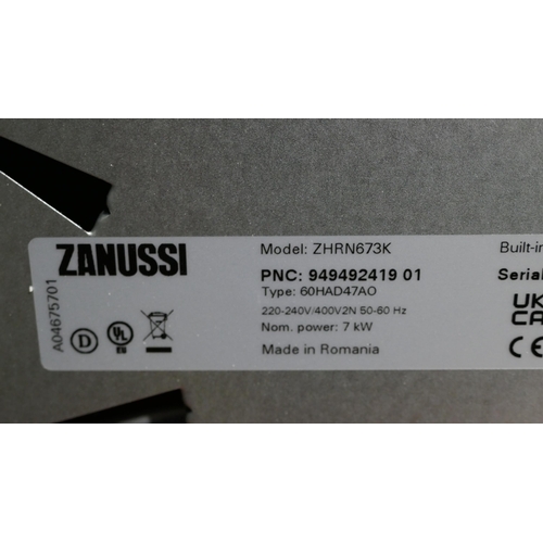 3079 - Zanussi Ceramic OvalZone 4 Zone Hob- Model no -ZHRN673K, Original RRP £215.83 inc vat (448-48) *This... 