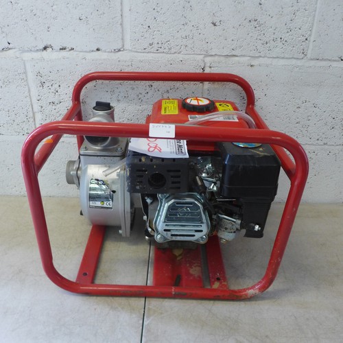 2333 - A Clarke Pump framed petrol driven water pump PW50A (8008) * this lot is sold as scrap + VAT*