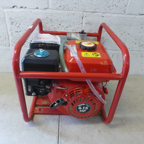 2333 - A Clarke Pump framed petrol driven water pump PW50A (8008) * this lot is sold as scrap + VAT*