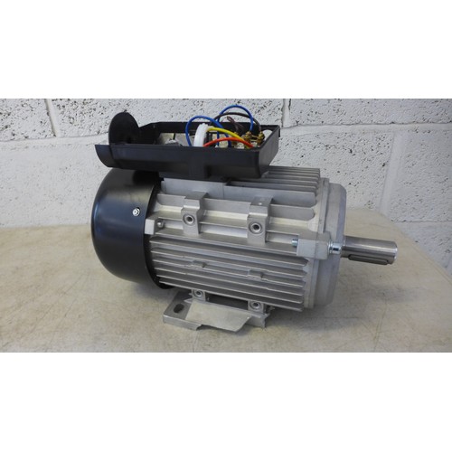 2344 - Two Clarke electric motors - single phase 2hp and a single phase 3hp (8040/8041)* this lot is sold a... 