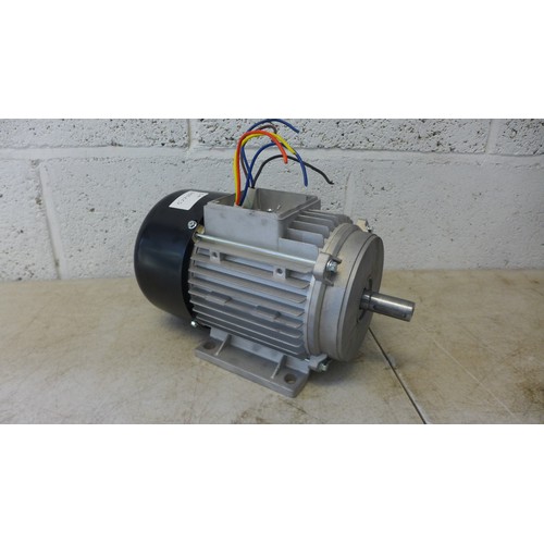 2344 - Two Clarke electric motors - single phase 2hp and a single phase 3hp (8040/8041)* this lot is sold a... 