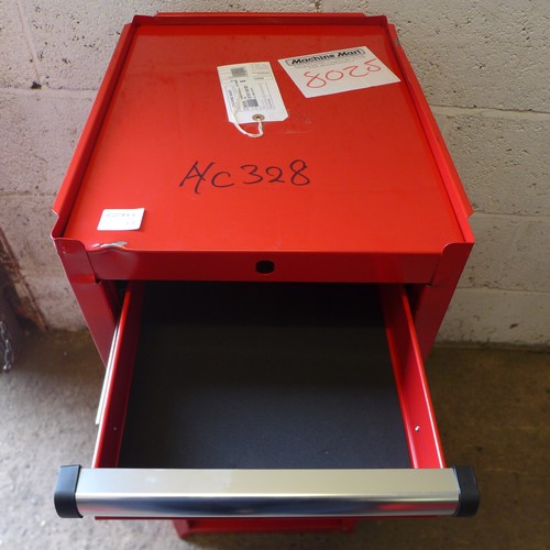 2353 - A Clarke HD Plus eight draw workshop tool chest (8025) * this lot is sold as scrap + VAT*