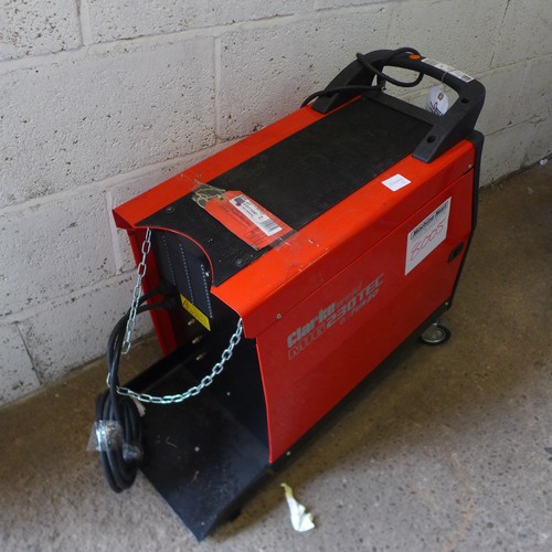 2354 - A Clarke Weld MIG 230 tec turbo MIG welder (8005) * this lot is sold as scrap + VAT*