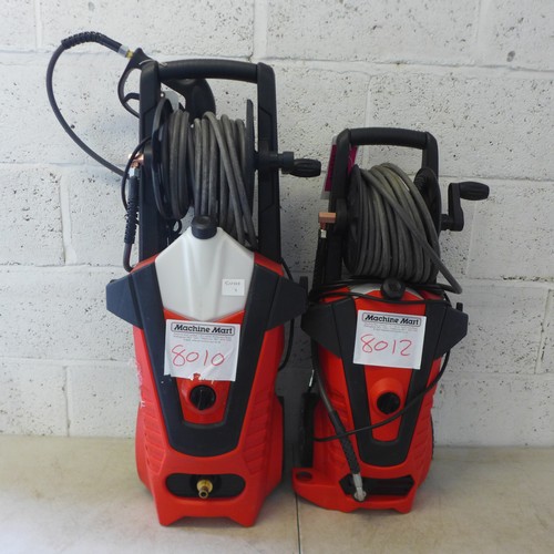 2355 - Two Clarke jet washes A 7500 power wash and a 9500 power wash (8010/8012) * this lot is sold as scra... 