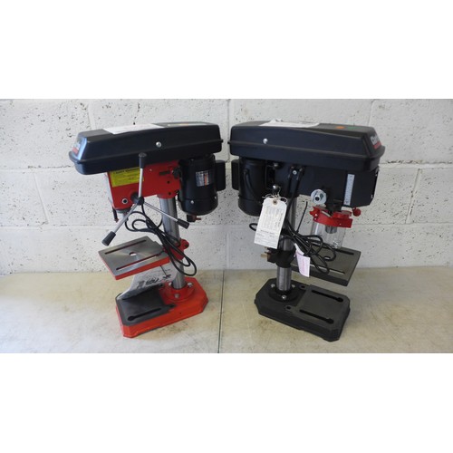 2371 - Two Clarke Metalworker CDP5RB and CDP102B pillar drills (8017) *This lot is sold as scrap +VAT *