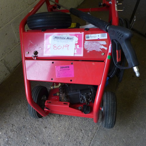 2372 - A Clarke Power Wash PLS360 petrol powered jet wash in framed trolley (8019) * this lot is sold as sc... 