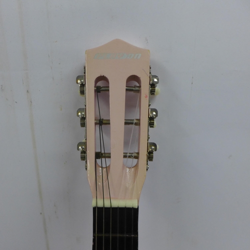 2093D - A pink Play-On children's acoustic guitar