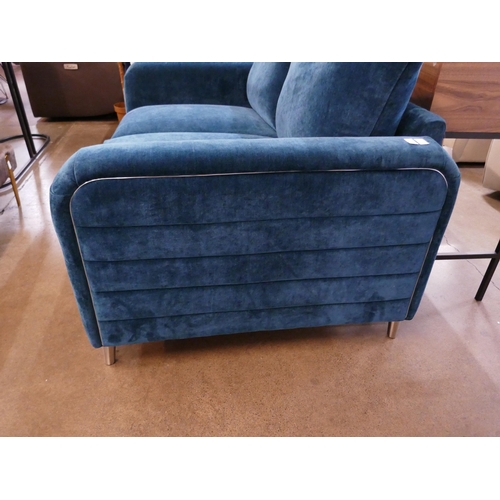 1310 - A Chamonix teal fabric 2 seater sofa  * This lot is subject to VAT RRP £1499