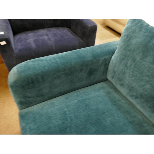 1310 - A Chamonix teal fabric 2 seater sofa  * This lot is subject to VAT RRP £1499