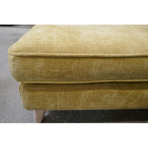 1508 - A mustard upholstered footstool