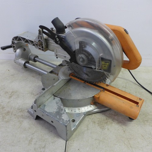 2015 - A JCB CJCB-CPM 1800L sliding mitre saw and a Silverline 124445 angle grinder