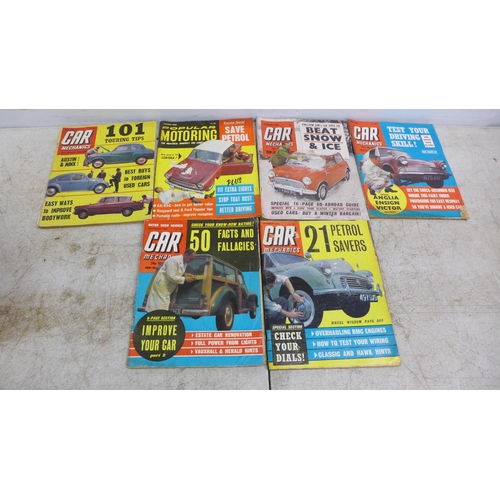 2070 - A box of various car magazines