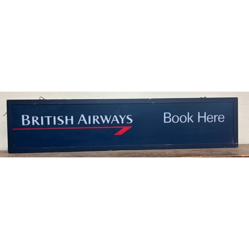 398 - A British Airways illuminated advertising sign