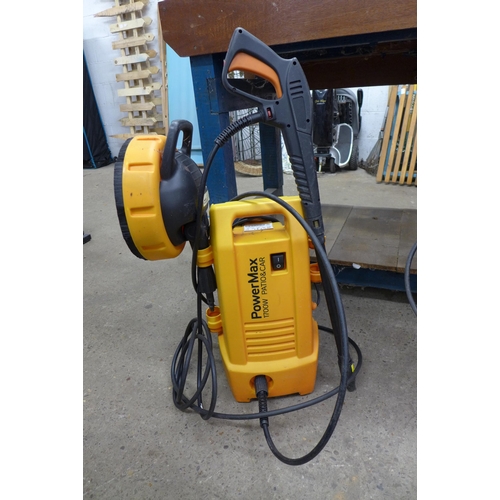 2235 - 6 assorted pressure washers including a Karcher Compact, Karcher K4.130, Power Max 1700W patio and c... 