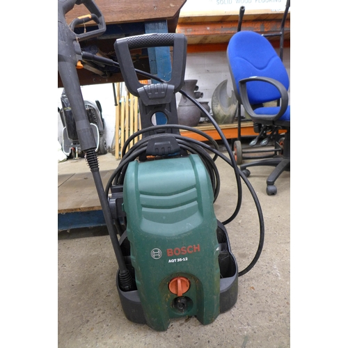 2235 - 6 assorted pressure washers including a Karcher Compact, Karcher K4.130, Power Max 1700W patio and c... 