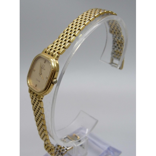 1000 - A lady's Omega De Ville wristwatch