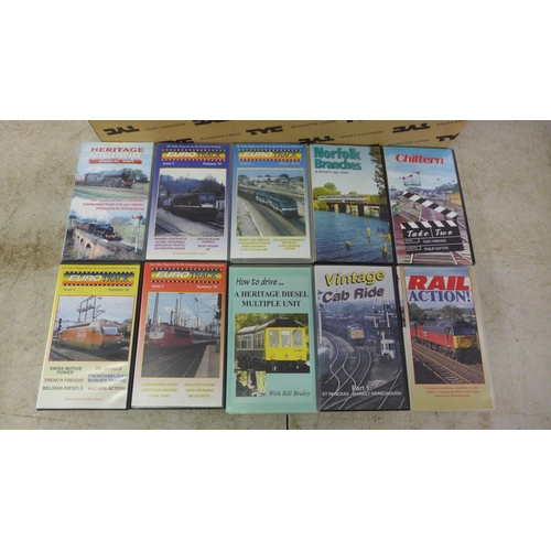 2110 - 30 railway VHS cassette tapes
