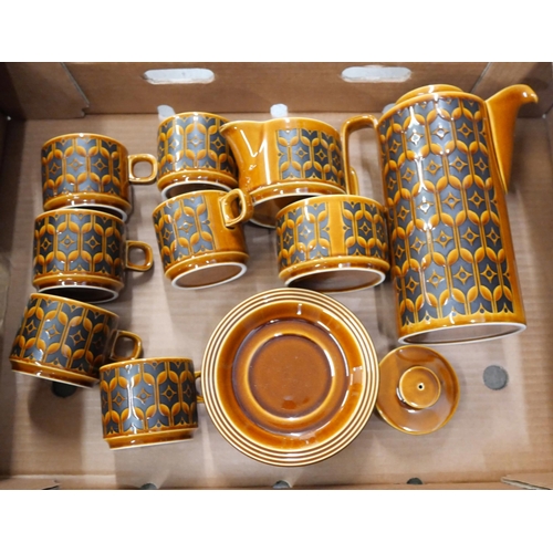 1178 - A Hornsea coffee set, six setting with coffee pot, milk jug and sugar bowl **PLEASE NOTE THIS LOT IS... 