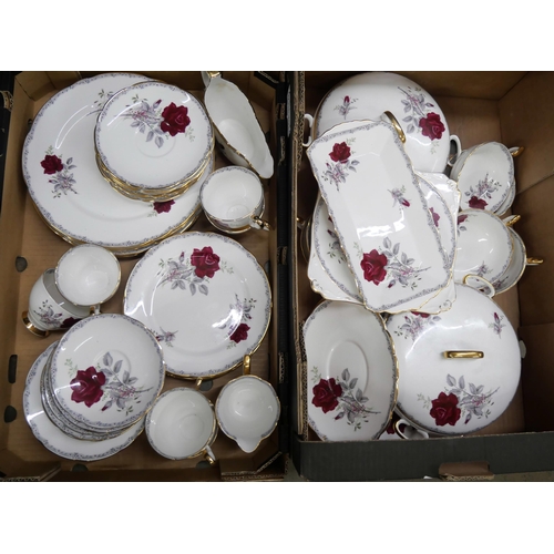 1188 - Two boxes of Royal Stafford Roses to Remember china **PLEASE NOTE THIS LOT IS NOT ELIGIBLE FOR IN-HO... 