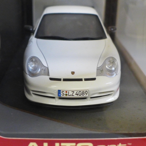 603 - An Autoart 1/18 scale model Porsche 911 (966) GT3 RS