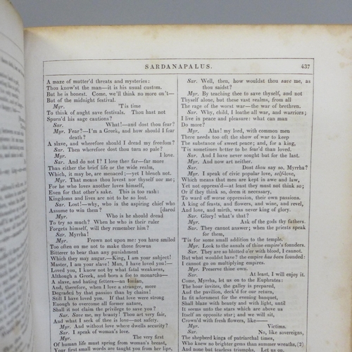 640 - 'The Complete Works of Lord Byron' (ex library copy) with prefix by H.L. Bulmer, engraved frontispie... 