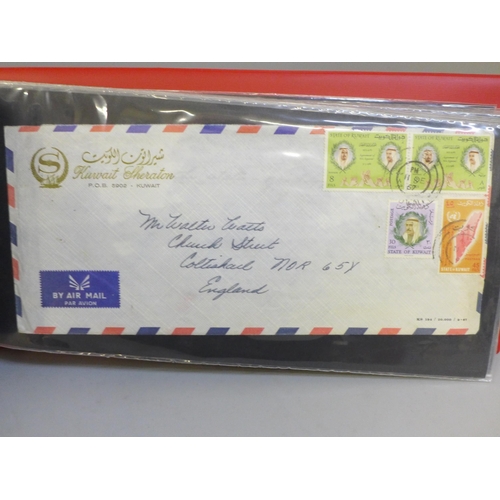 656 - An album of Middle East postal history (51 items)