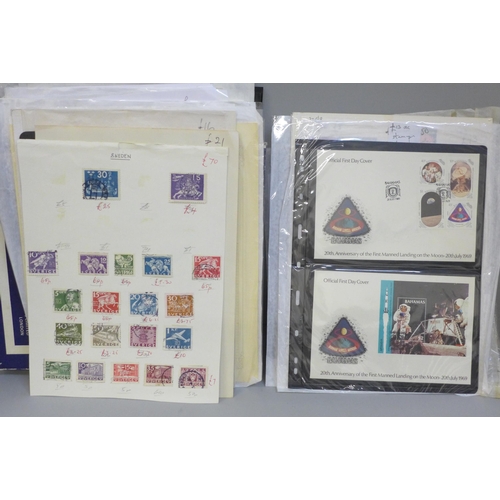 658 - A quantity of stamps on sheets and stocksheets, catalogues over £3,500