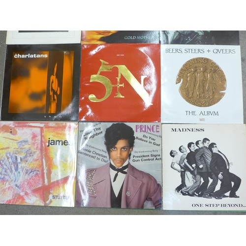 666 - A collection of LP records, Joy Division, Prince, Madness, Cabaret Voltaire, Robert Wyatt, Lloyd Col... 