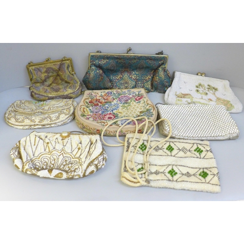 674 - Eight lady's purses, 1900s onwards