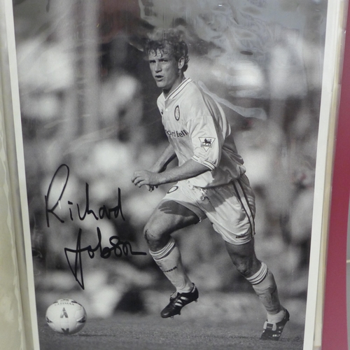 701 - An album of sixty signed football press photographs