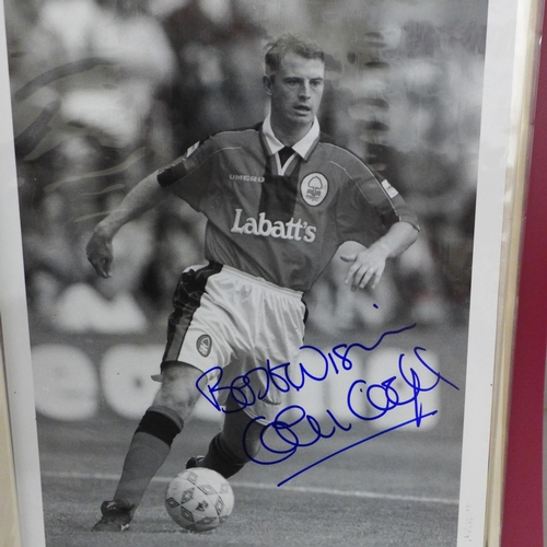 701 - An album of sixty signed football press photographs