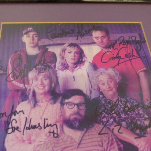 716 - A Royle Family fully signed display