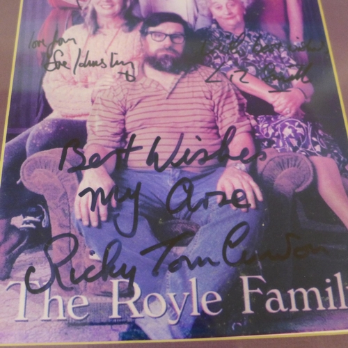 716 - A Royle Family fully signed display