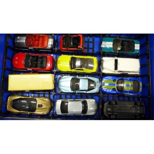718 - Twenty four Matchbox model vehicles and a Matchbox case