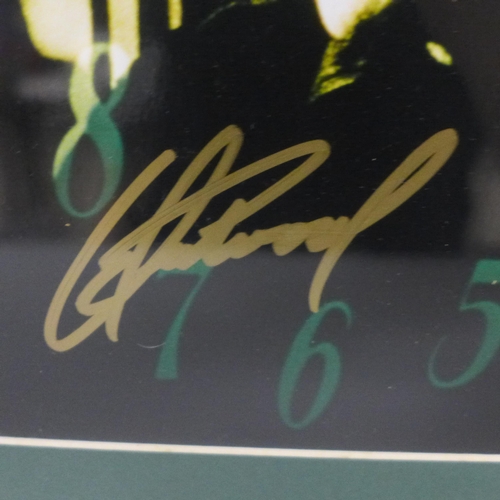 722 - A Clint Eastwood signed display