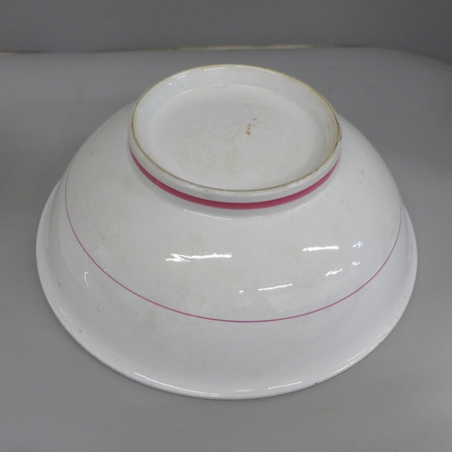 726 - A Minton 1864 bowl and a Copeland tazza