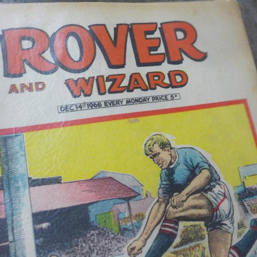 732 - 1930s-1960s comics, Rover, Wizard, Adventure, Hornet comics mainly 1950s, 280*