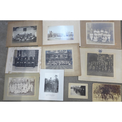 749 - A collection of mounted Edwardian photographs