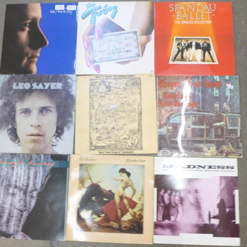 754 - A collection of 1970s and 1980s LP records and 12