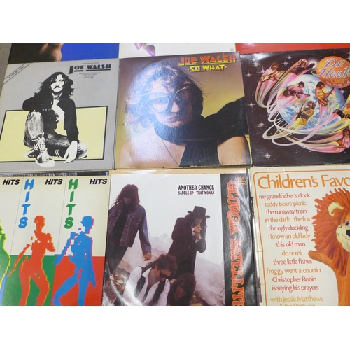 754 - A collection of 1970s and 1980s LP records and 12