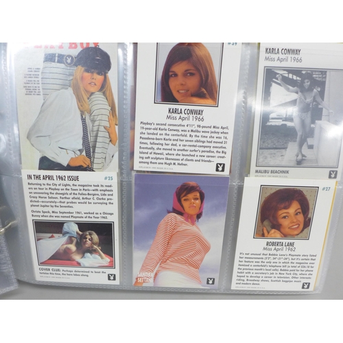 758A - A large collection of 1995 Playboy cards